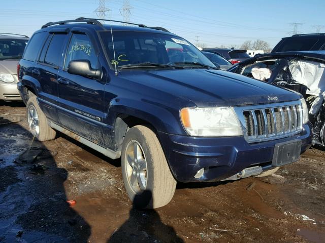 1J8GW68J54C237335 - 2004 JEEP GRAND CHER BLUE photo 1