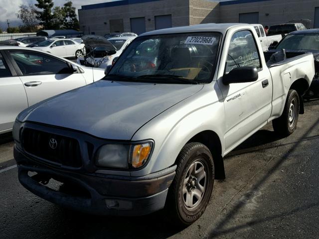 5TENL42N33Z180334 - 2003 TOYOTA TACOMA SILVER photo 2