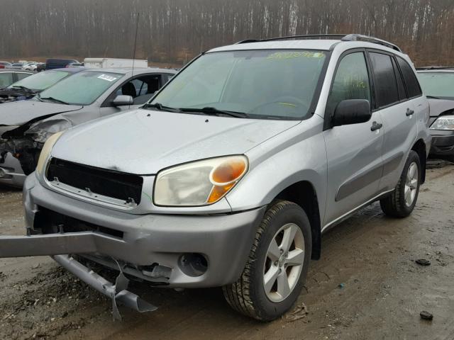 JTEGD20V550074026 - 2005 TOYOTA RAV4 SILVER photo 2