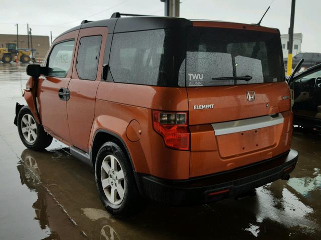 5J6YH28759L000042 - 2009 HONDA ELEMENT EX ORANGE photo 3