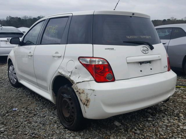 JTKKT624360156621 - 2006 TOYOTA SCION XA WHITE photo 3