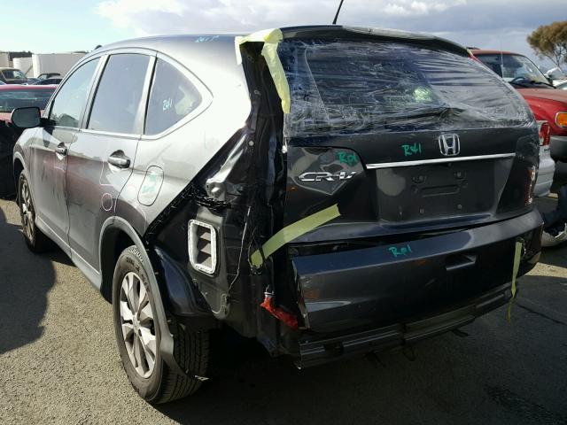 2HKRM3H50DH514484 - 2013 HONDA CR-V EX GRAY photo 3