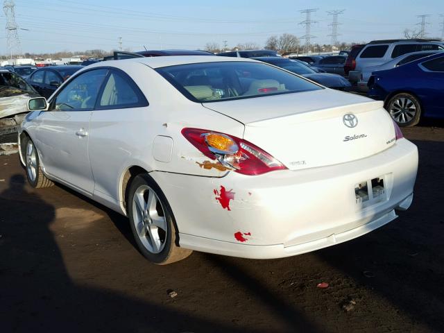 4T1CA30P14U007641 - 2004 TOYOTA CAMRY SOLA WHITE photo 3