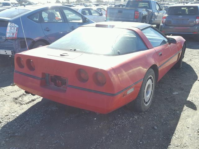 1G1YY0782F5137873 - 1985 CHEVROLET CORVETTE RED photo 4