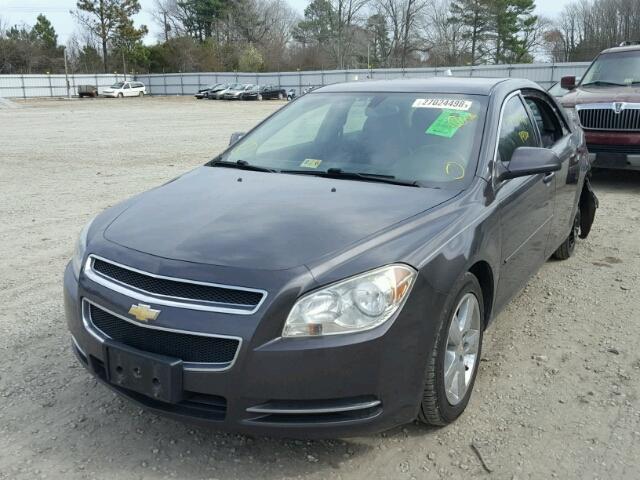 1G1ZD5EB6A4145503 - 2010 CHEVROLET MALIBU 2LT GRAY photo 2