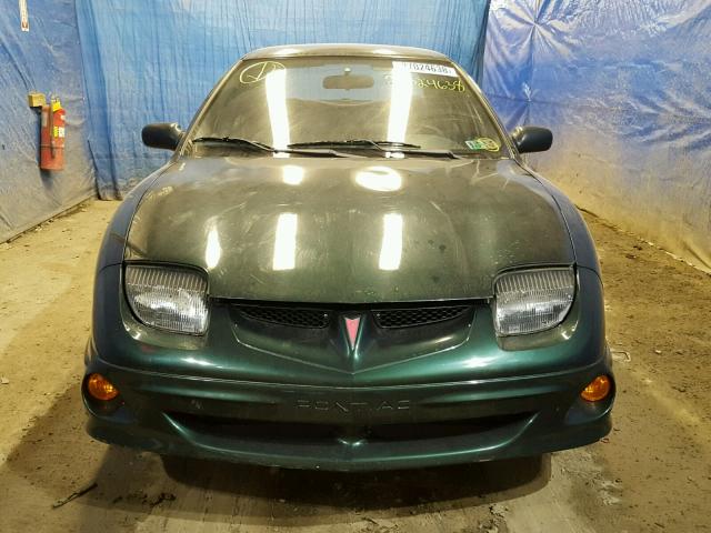 1G2JB52F627232128 - 2002 PONTIAC SUNFIRE SE GREEN photo 9