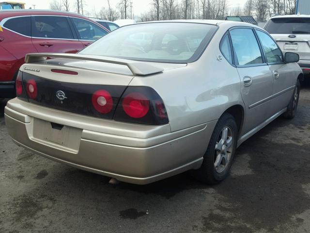 2G1WH52K559278218 - 2005 CHEVROLET IMPALA LS BEIGE photo 4