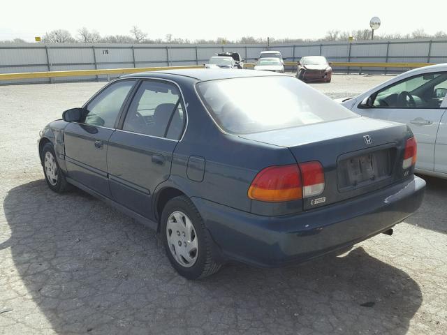 1HGEJ8644VL006712 - 1997 HONDA CIVIC EX GREEN photo 3