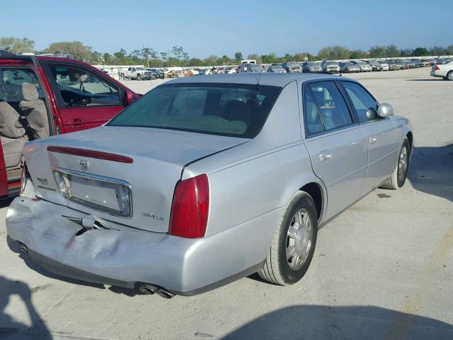 1G6KD54Y43U229811 - 2003 CADILLAC DEVILLE SILVER photo 4