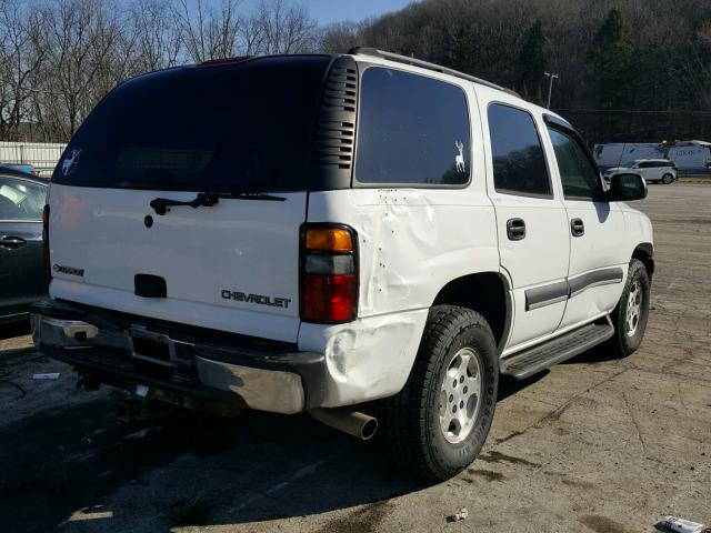 1GNEC13VX4J163451 - 2004 CHEVROLET TAHOE C150 WHITE photo 4