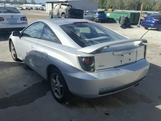 JTDDY38T1Y0036334 - 2000 TOYOTA CELICA GT- SILVER photo 3