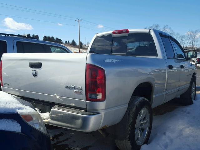 1D7HU18D75S361831 - 2005 DODGE RAM 1500 S SILVER photo 4