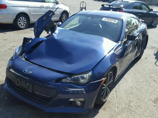 JF1ZCAC15D2602708 - 2013 SUBARU BRZ 2.0 LI BLUE photo 2