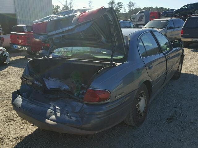 1G4HR54K1YU261042 - 2000 BUICK LESABRE LI BLUE photo 4