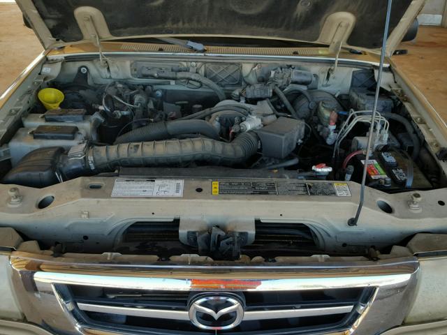 4F4YR16U41TM10087 - 2001 MAZDA B3000 CAB GOLD photo 7