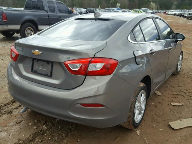 1G1BE5SM4H7139759 - 2017 CHEVROLET CRUZE LT SILVER photo 4