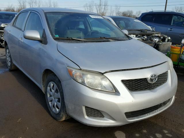 2T1BU40EX9C167615 - 2009 TOYOTA COROLLA BA SILVER photo 1