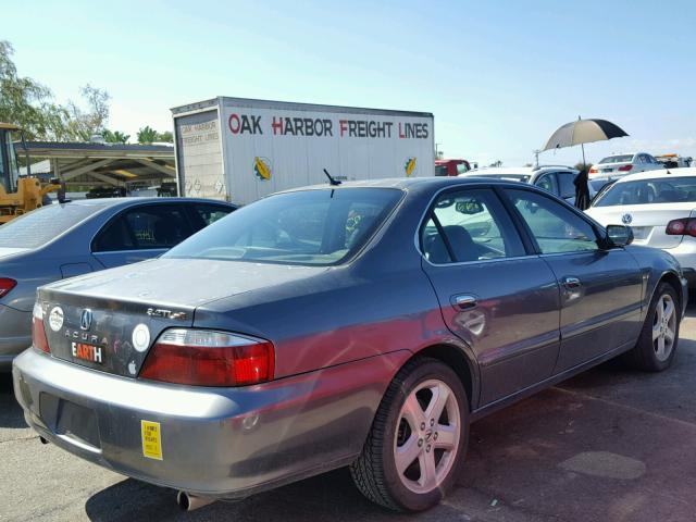 19UUA56913A061505 - 2003 ACURA 3.2TL TYPE GRAY photo 4