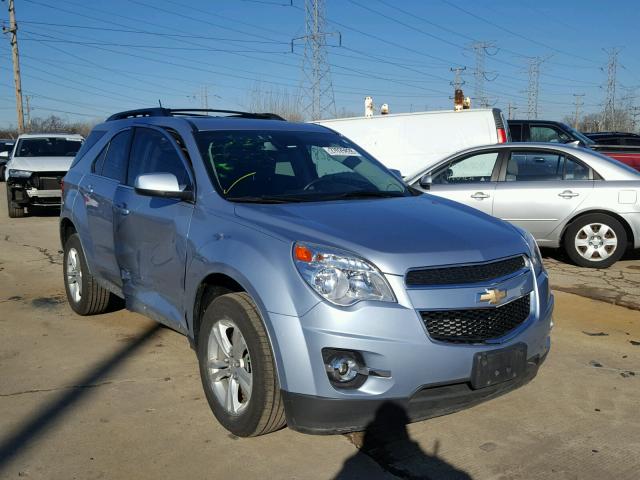 2GNFLCE35E6250863 - 2014 CHEVROLET EQUINOX LT BLUE photo 1