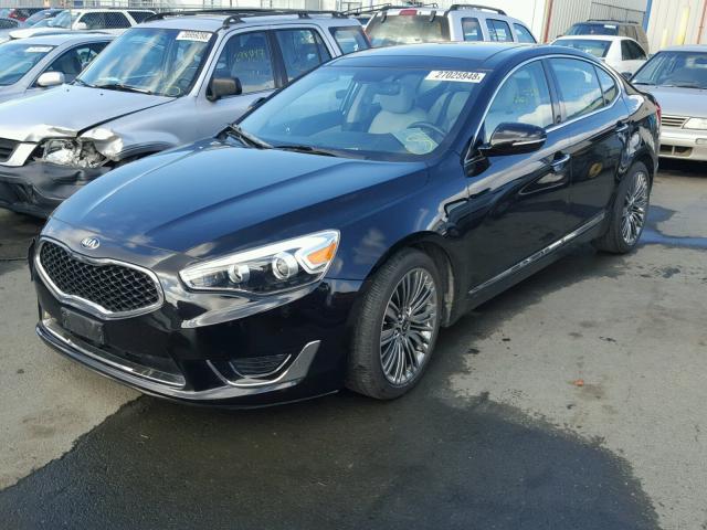 KNALN4D79E5149236 - 2014 KIA CADENZA PR BLACK photo 2