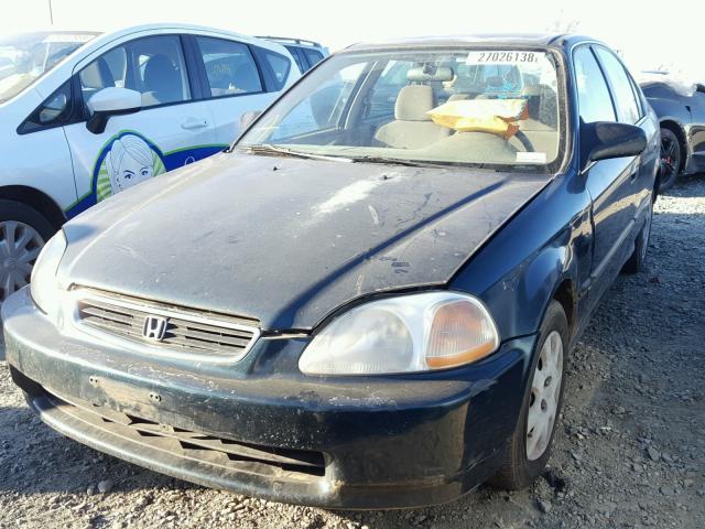 JHMEJ6671WS005844 - 1998 HONDA CIVIC LX GREEN photo 2