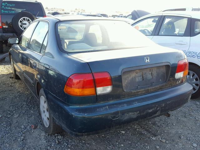 JHMEJ6671WS005844 - 1998 HONDA CIVIC LX GREEN photo 3