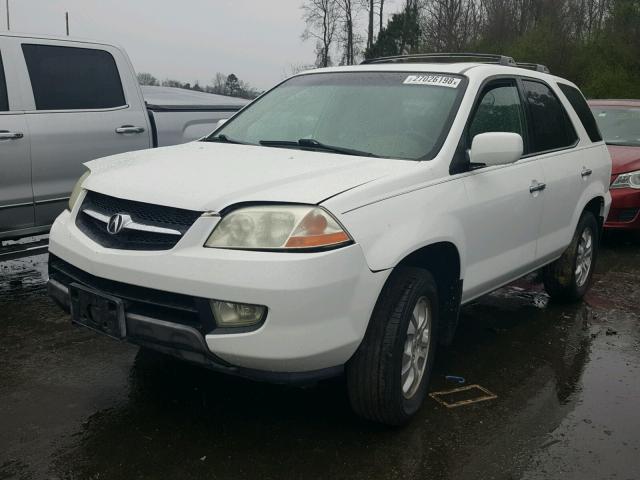 2HNYD18793H501400 - 2003 ACURA MDX TOURIN WHITE photo 2