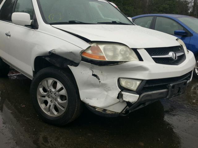 2HNYD18793H501400 - 2003 ACURA MDX TOURIN WHITE photo 9