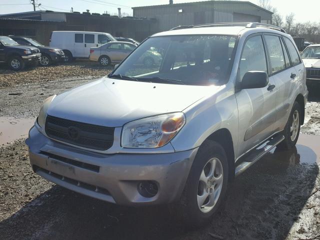 JTEGD20V640011032 - 2004 TOYOTA RAV4 SILVER photo 2