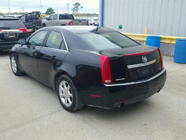 1G6DR57V780148568 - 2008 CADILLAC CTS HI FEA BLACK photo 3