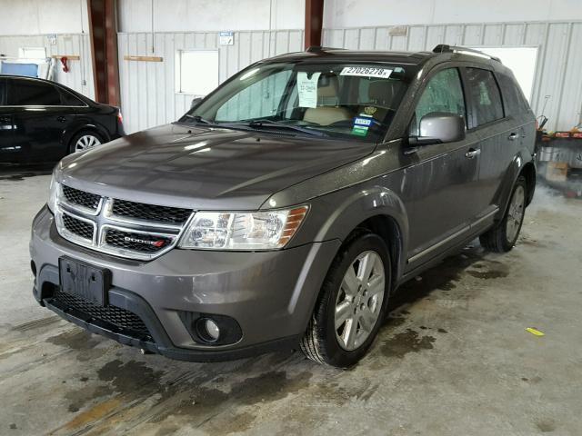 3C4PDCDG8CT325014 - 2012 DODGE JOURNEY CR CHARCOAL photo 2