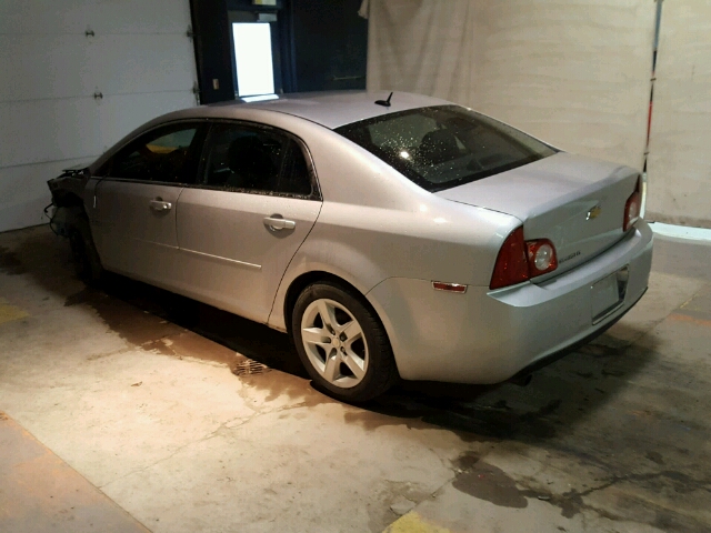 1G1ZC5EB6AF225536 - 2010 CHEVROLET MALIBU SILVER photo 3