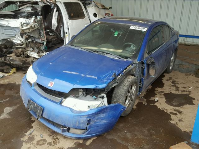 1G8AV12FX4Z162775 - 2004 SATURN ION LEVEL BLUE photo 2