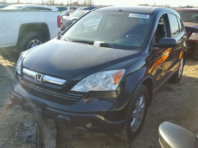 JHLRE485X7C052036 - 2007 HONDA CR-V EX BLACK photo 2