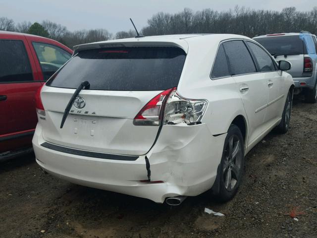 4T3ZK3BB3AU022198 - 2010 TOYOTA VENZA BASE WHITE photo 4