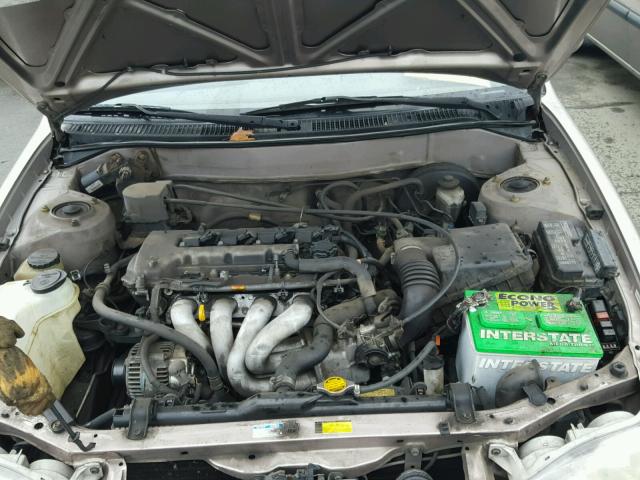 1NXBR12E91Z435330 - 2001 TOYOTA COROLLA CE TAN photo 7