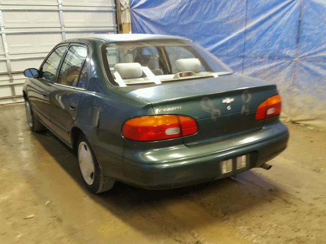 1Y1SK52852Z412623 - 2002 CHEVROLET GEO PRIZM GREEN photo 3