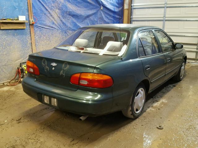 1Y1SK52852Z412623 - 2002 CHEVROLET GEO PRIZM 绿色 照片 4
