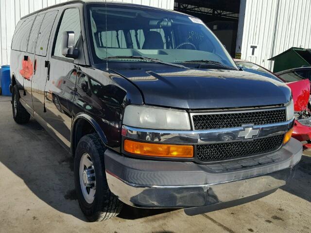 1GAHG39UX71141693 - 2007 CHEVROLET EXPRESS G3 BLACK photo 1