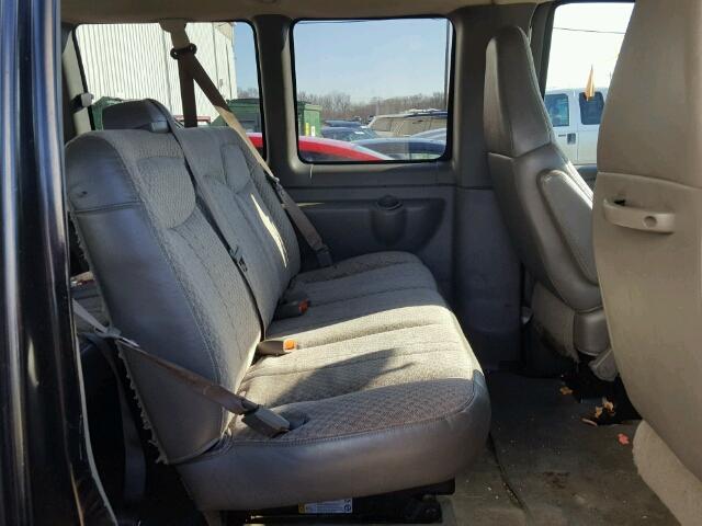 1GAHG39UX71141693 - 2007 CHEVROLET EXPRESS G3 BLACK photo 6