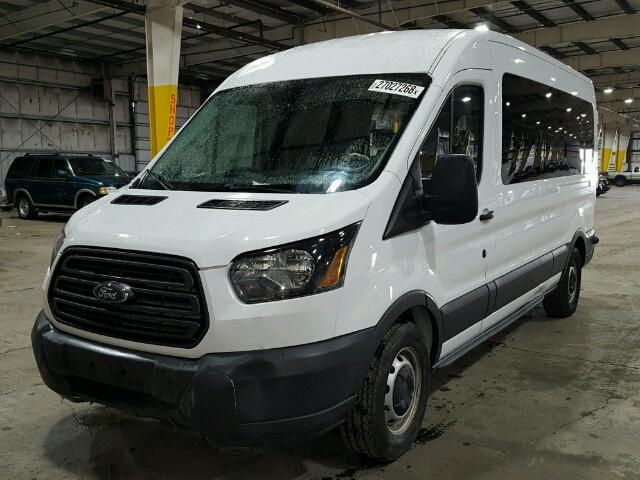 1FBAX2CM0GKA08127 - 2016 FORD TRANSIT T- WHITE photo 2