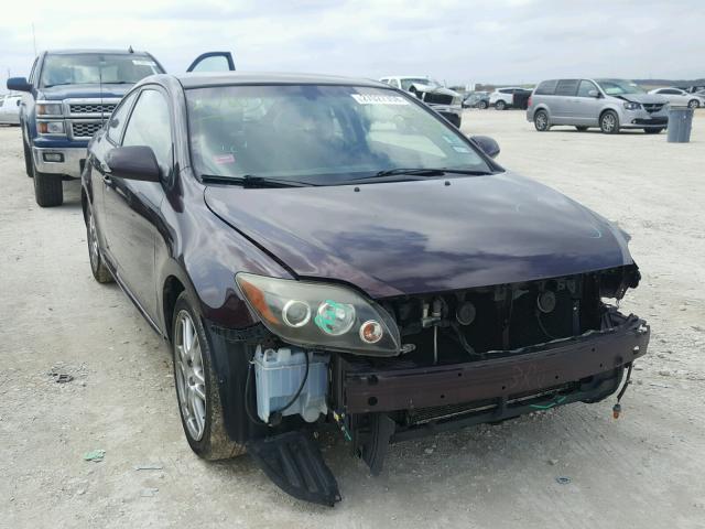 JTKDE167780253088 - 2008 TOYOTA SCION TC MAROON photo 1