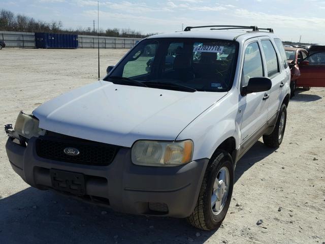 1FMYU01142KD53536 - 2002 FORD ESCAPE XLS WHITE photo 2