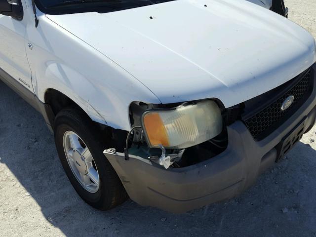 1FMYU01142KD53536 - 2002 FORD ESCAPE XLS WHITE photo 9