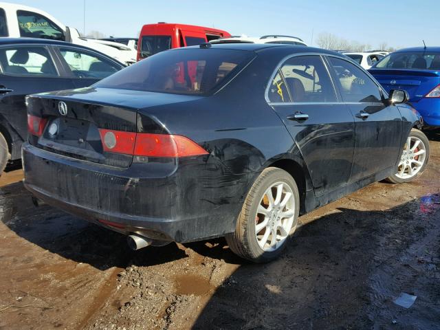 JH4CL96856C039579 - 2006 ACURA TSX BLACK photo 4