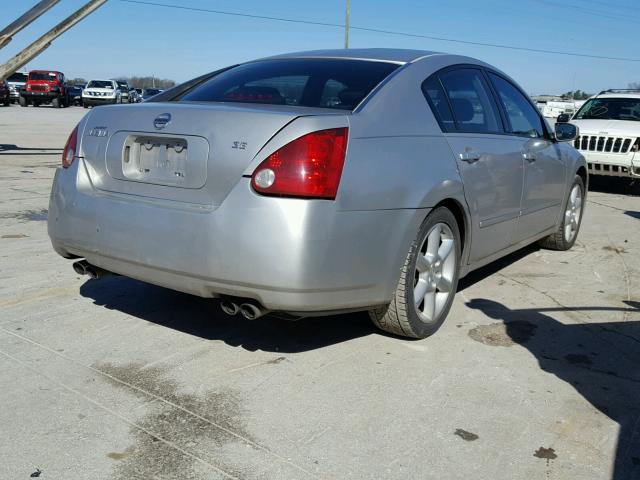 1N4BA41E56C825438 - 2006 NISSAN MAXIMA SE SILVER photo 4