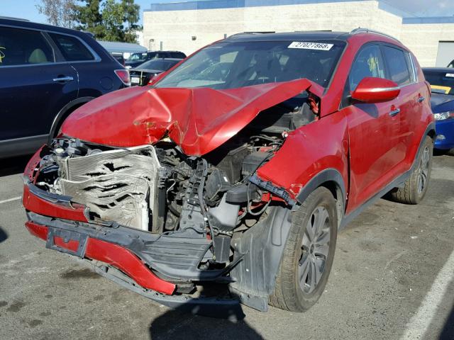 KNDPC3A24C7242650 - 2012 KIA SPORTAGE E RED photo 2