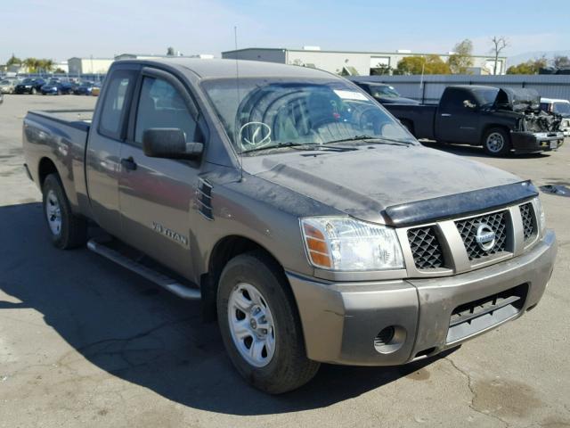 1N6BA06A26N572766 - 2006 NISSAN TITAN XE GRAY photo 1