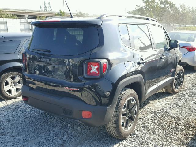 ZACCJBCT9GPD69875 - 2016 JEEP RENEGADE T BLACK photo 4