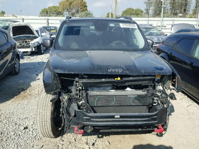 ZACCJBCT9GPD69875 - 2016 JEEP RENEGADE T BLACK photo 9